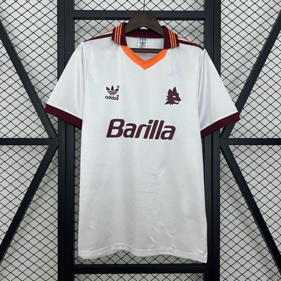 Maillot AS Roma Retro Exterieur 1992/1993 pas cher