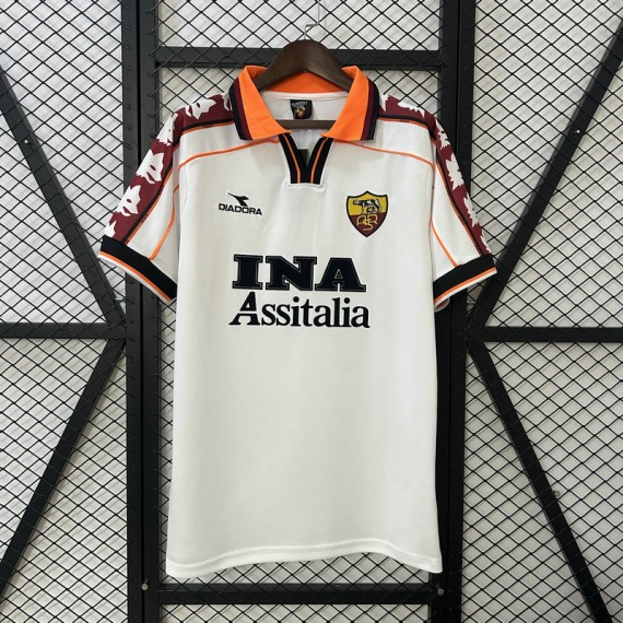 Maillot AS Roma Retro Exterieur 1998/1999 pas cher