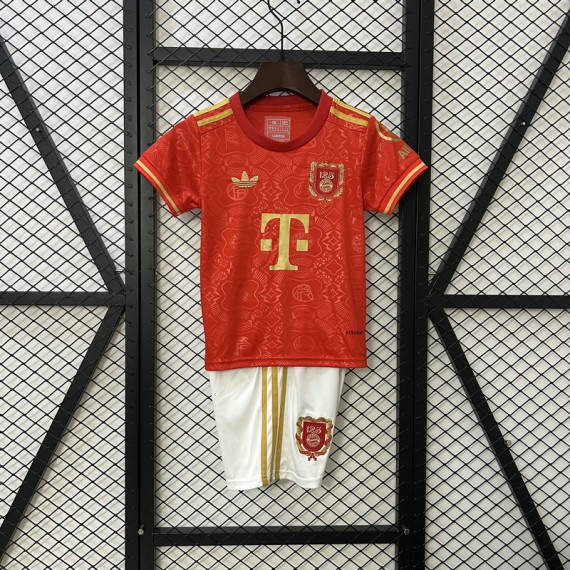 Maillot Bayern Munich Enfant 125 Year Anniversary Red 2025/2026 pas cher