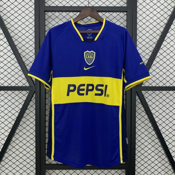 Maillot Boca Juniors Retro Domicile 2002/2003 pas cher
