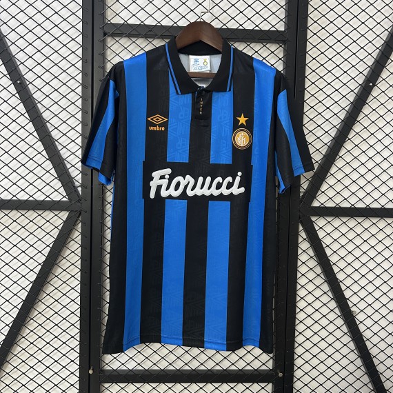 Maillot Inter Milan Retro Domicile 1992/1994 pas cher
