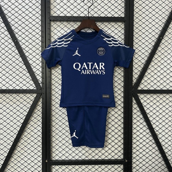 Maillot PSG Enfant 4TH Blue 2024/2025 pas cher