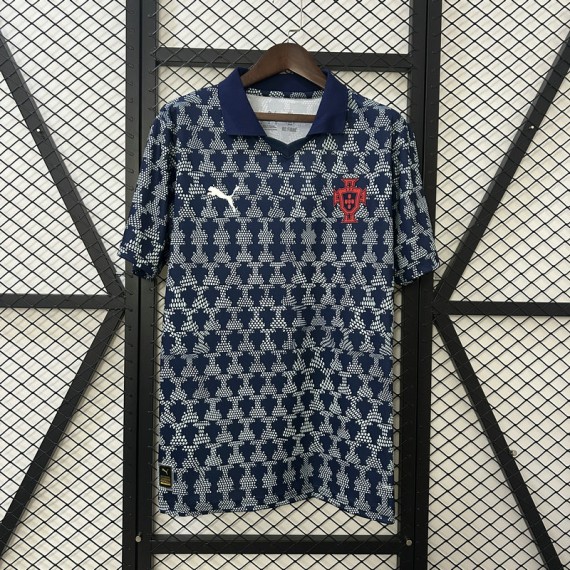 Maillot Portugal Retro Edition blue 2025/2026 pas cher