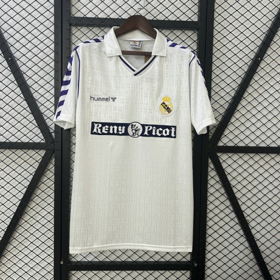 Maillot Real Madrid Retro Domicile 1989/1990 pas cher