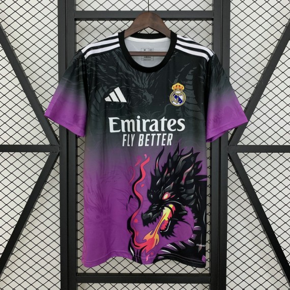 Maillot Real Madrid Special Edition Dragon Purple 2025/2026 pas cher