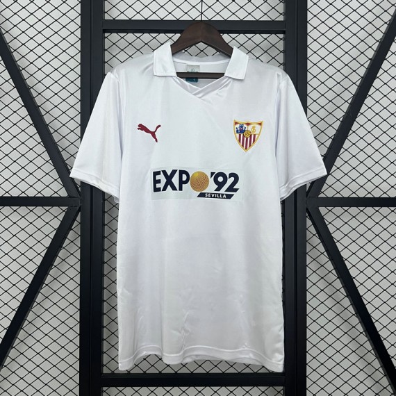 Maillot Sevilla Retro Domicile 1987/1990 pas cher